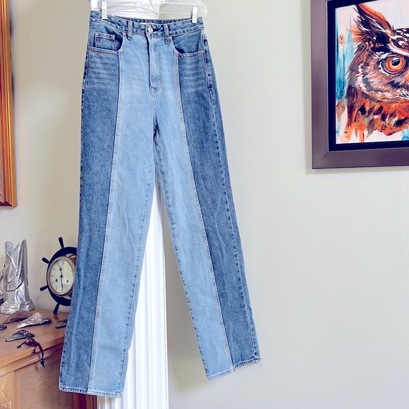 PacSun Eco Two-Tone '90s Boyfriend Jeans - SOLD OUT 👖❤️🌺❤️ - Picture 5 of 11
